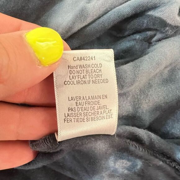 YFB Navy Tie Dye Casual Slim Fit Jumpsuit With Pockets size small - Picture 12 of 13